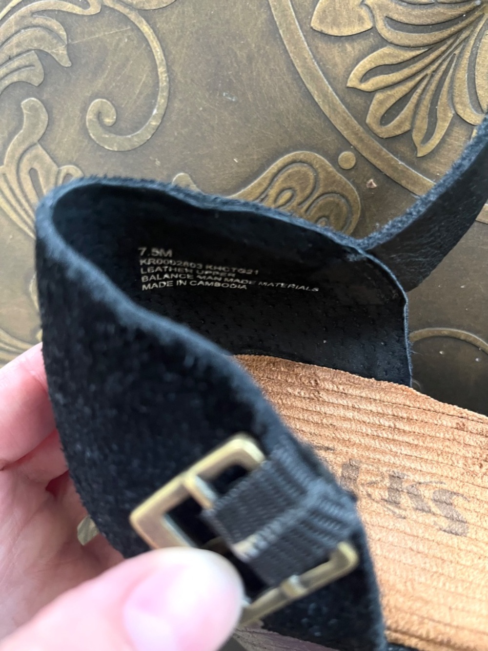 Korks Women's Evah Clog Sandals Black Suede Size 7.5 M Mary Jane Heels - Picture 10 of 10